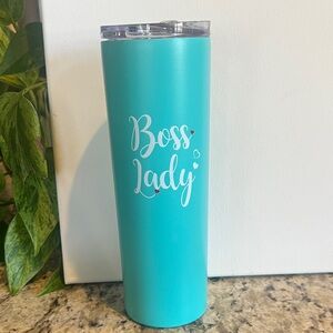 Boss Lady Teal Stainless Tumbler